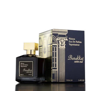 Fragrance World Barakkat Satin Oud Eau De Parfum 100ml For Unisex