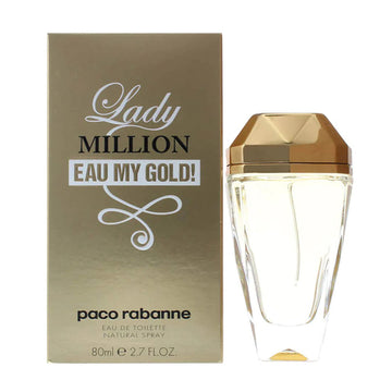 Paco Rabanne Lady Million Eau My Gold Eau De Toilette 80ml For Women