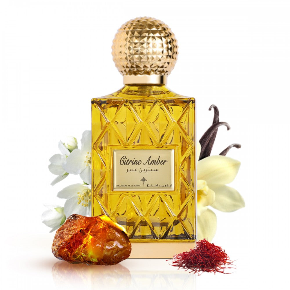 Ibraheem Al Qurashi Citrine Amber Eau De Parfum 75ml For Men & Women