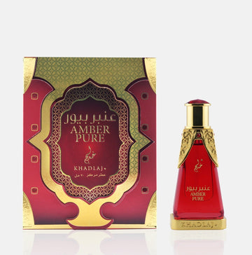 Khadlaj Amber Pure Concentrated Perfume Oil 20ml Attar For Unisex