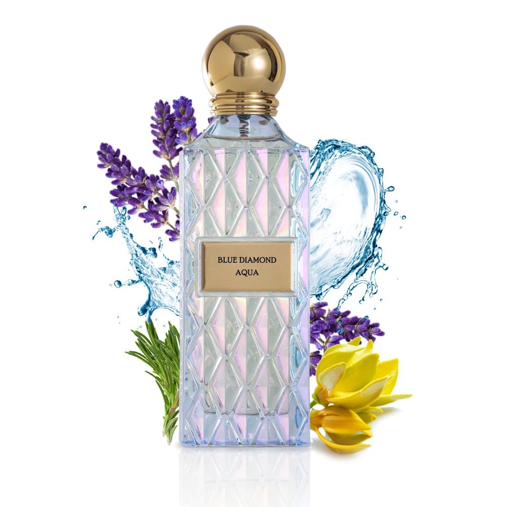 Ibraheem Al Qurashi Blue Diamond Aqua Eau De Parfum 200ml For Men
