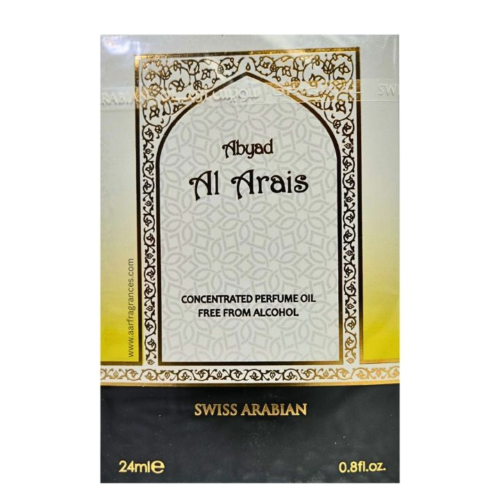 Swiss Arabian Abyad Al Arais Concentrated Perfume Oil Attar 24ml