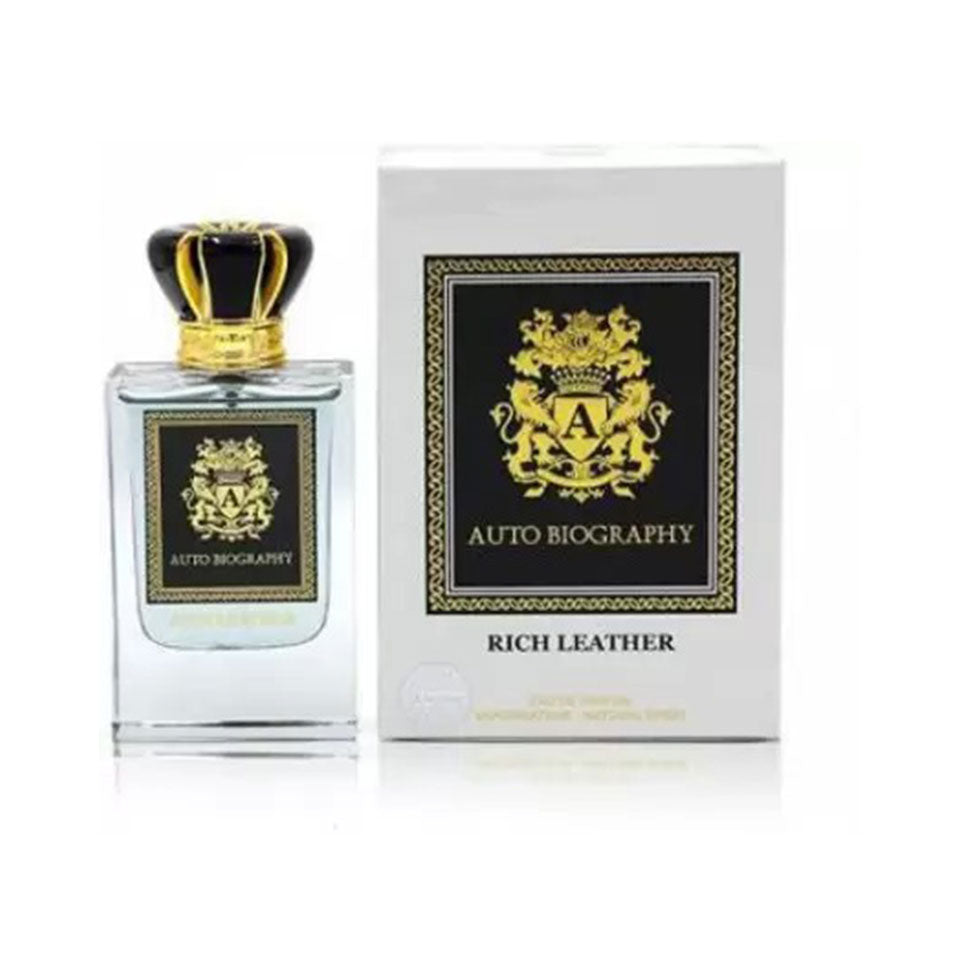 Paris Corner Autobiography Rich Leather Eau De Parfum 50ml For Men
