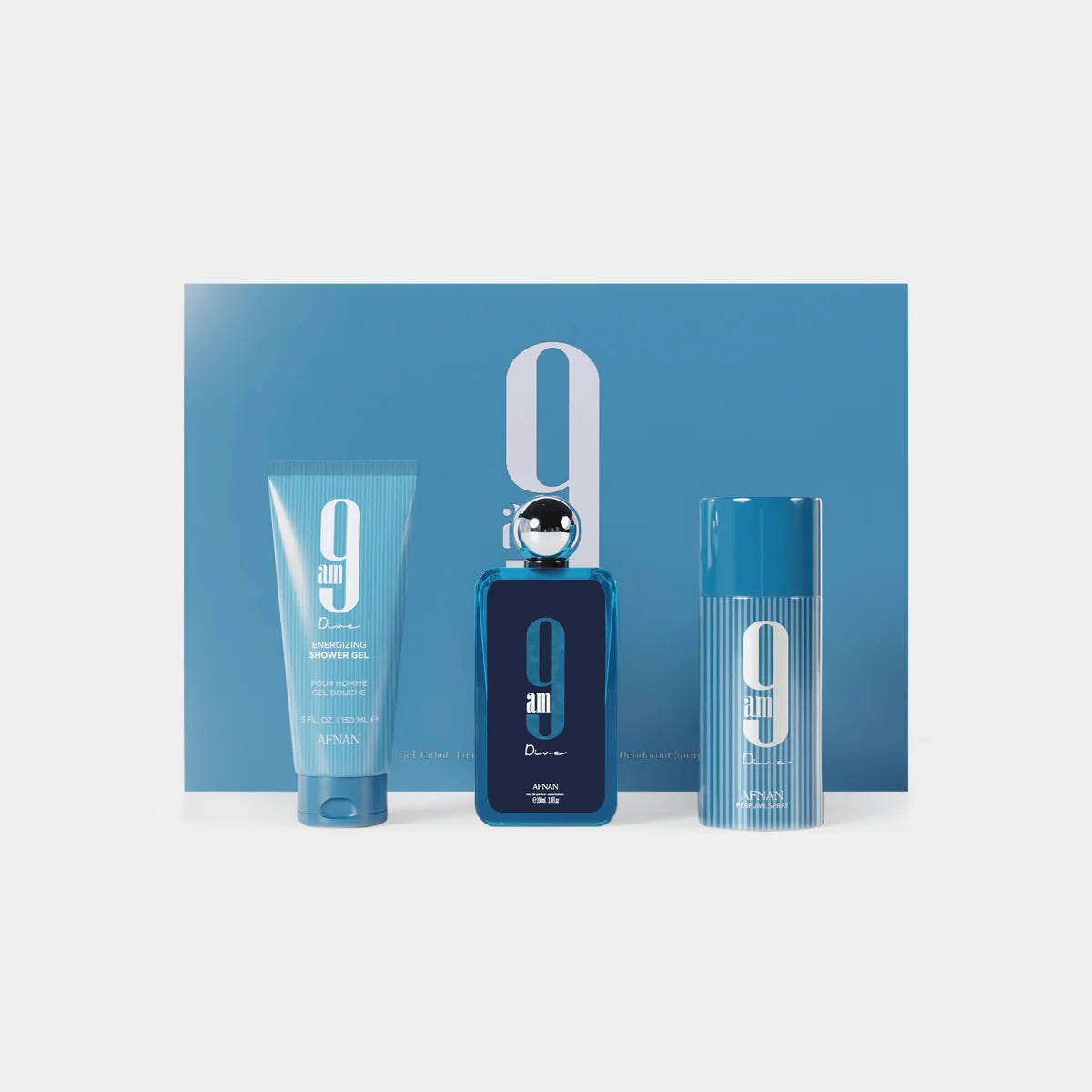 Afnan 9am Dive Eau De Parfum Gift Set For Unisex
