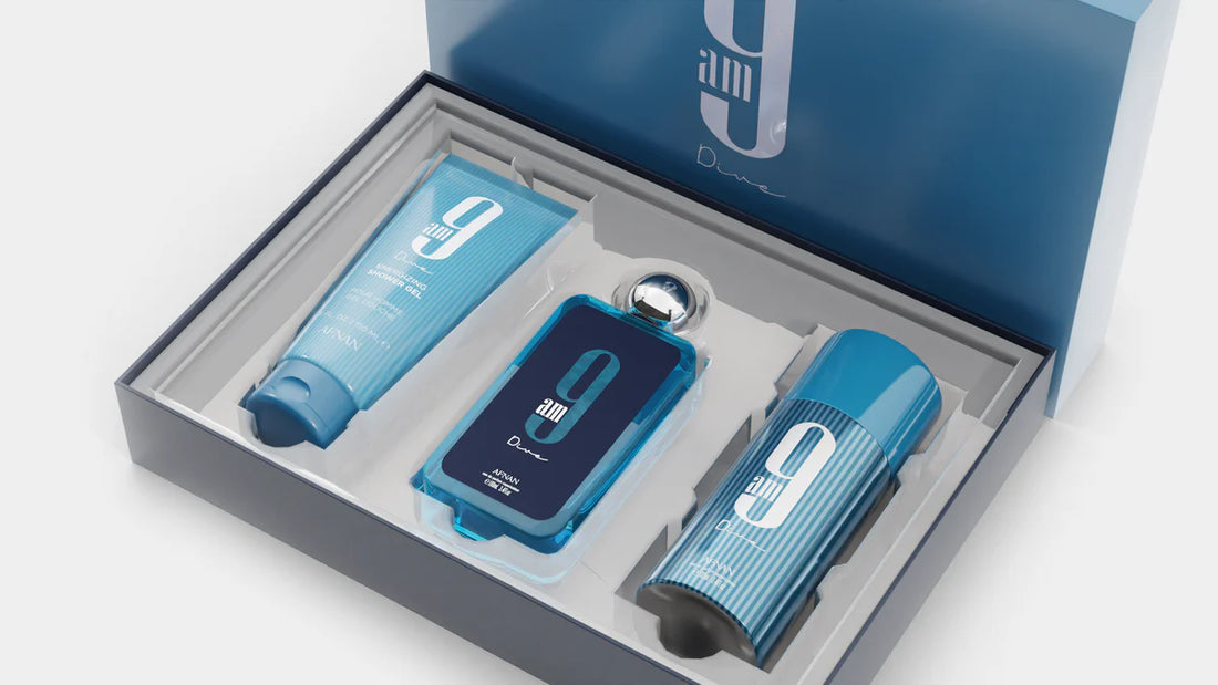 Afnan 9am Dive Eau De Parfum Gift Set For Unisex