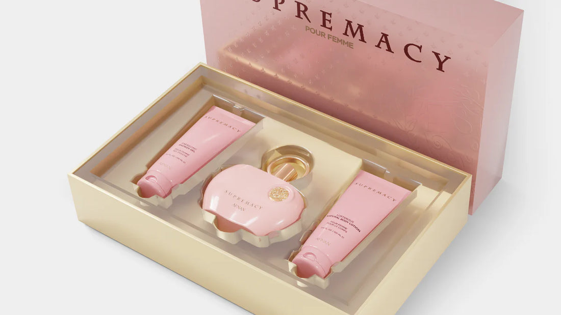Afnan Supremacy Pink Parfum Gift Set For Women