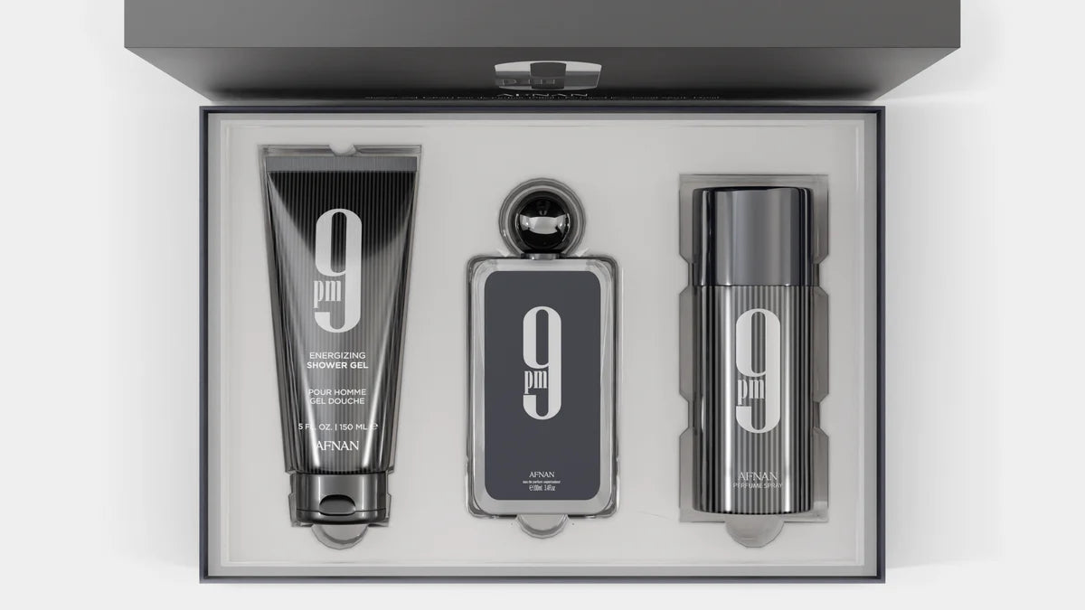 Afnan 9pm Eau De Parfum Gift Set For Men