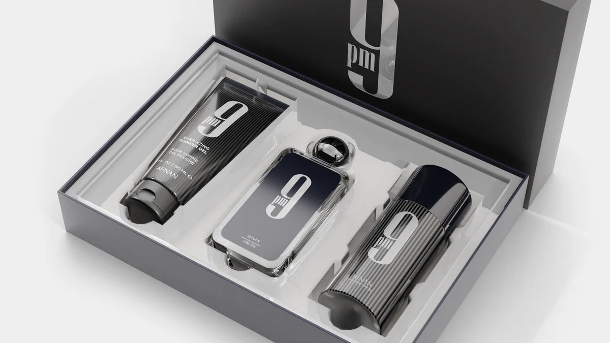 Afnan 9pm Eau De Parfum Gift Set For Men
