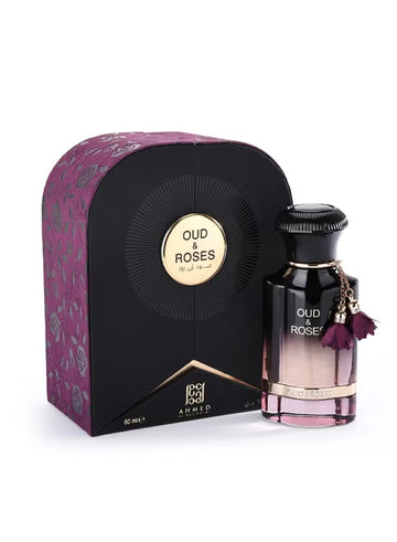 Ahmed Al Maghribi Oud & Roses Eau De Parfum 60ml For Unisex
