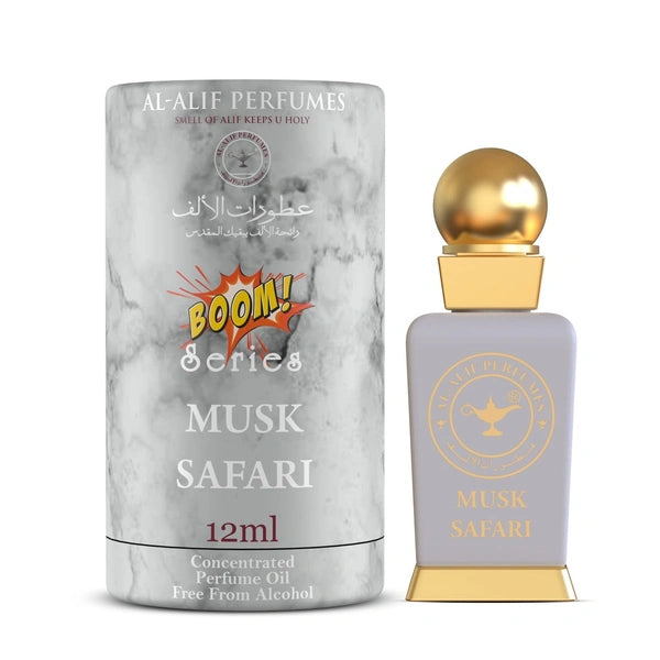 Al Alif Musk Safari 12ml Attar