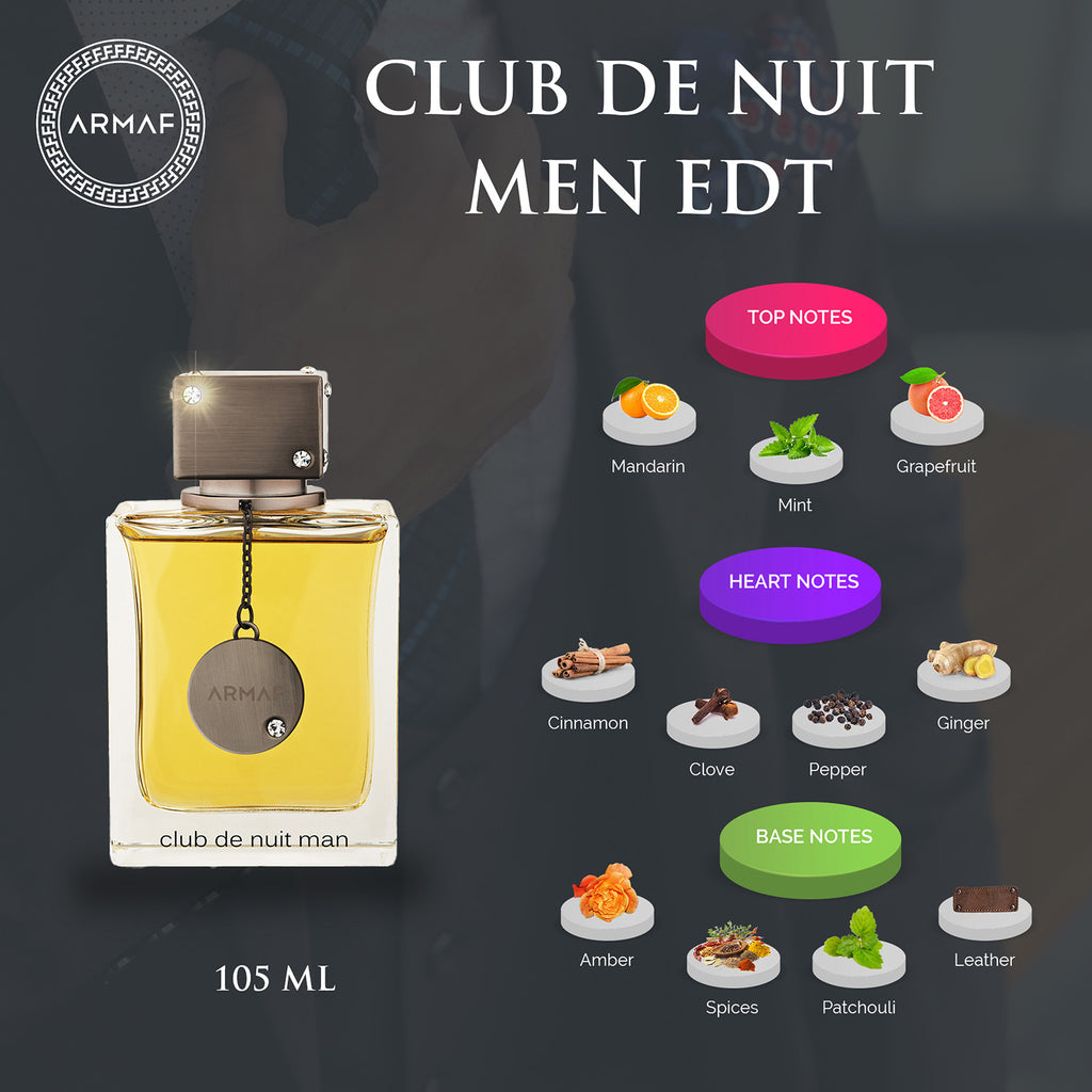 Armaf Club De Nuit Eau De Toilette For Men 105ML