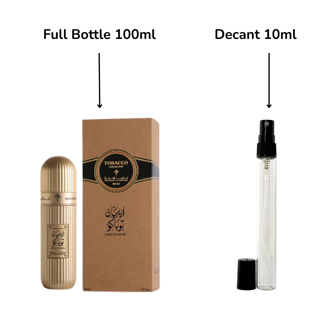 Decant_Sample_Ibraheem_Al_Qurashi_Arabian_Tobacco_Extrait_De_Parfum_10ml