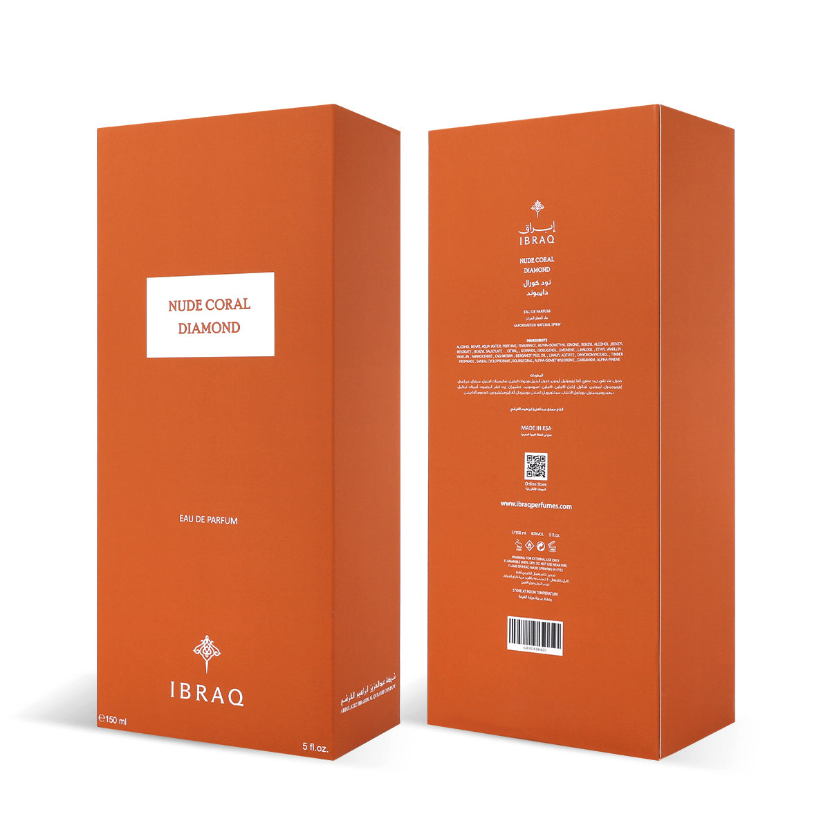 Ibraheem Al Qurashi Nude Coral Diamond Eau De Parfum For Men