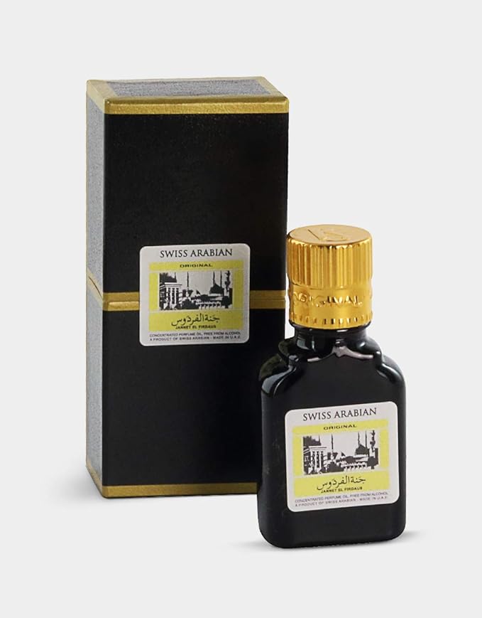 Swiss Arabian Jannat ul Firdaus Attar 9ml Black