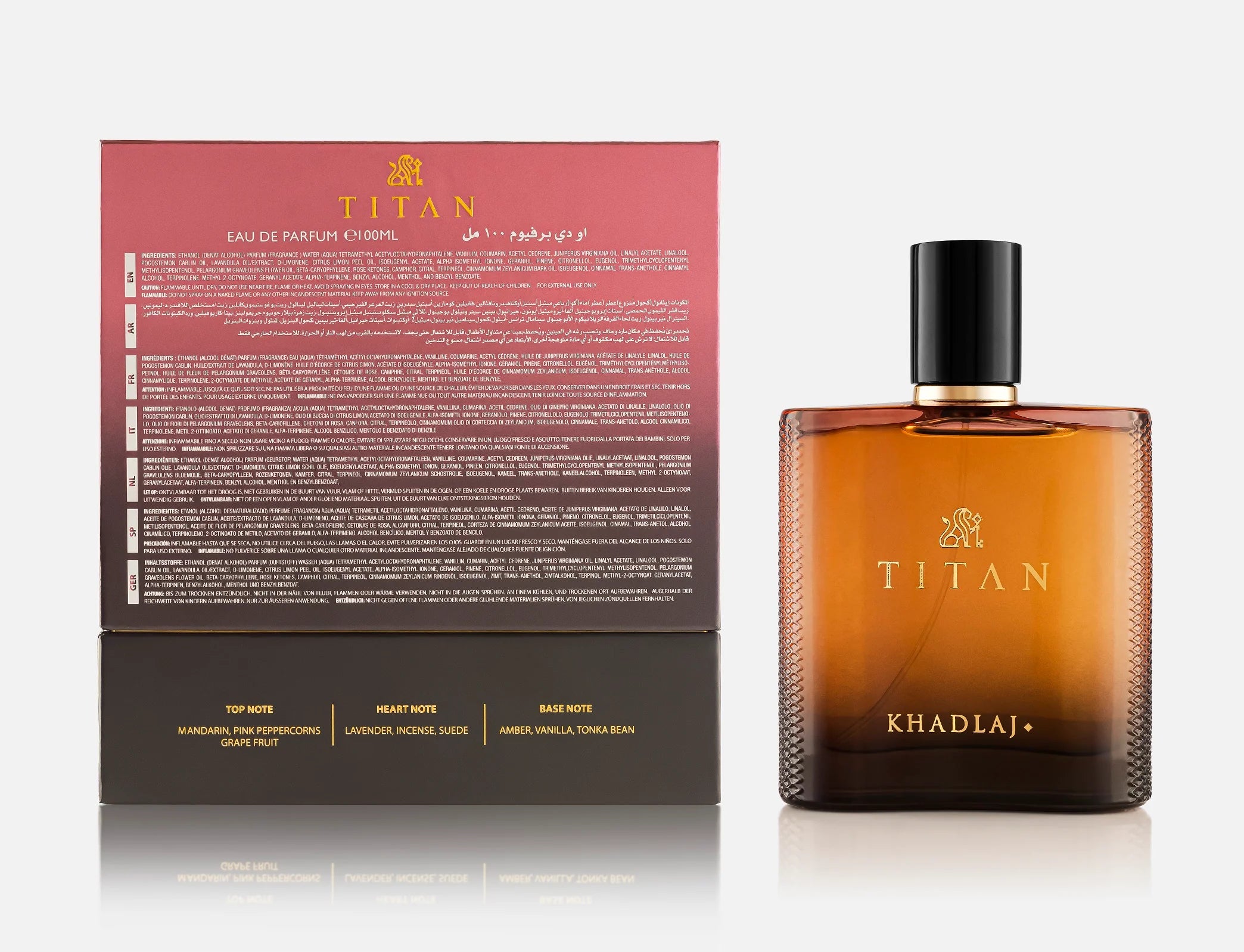 Khadlaj Titan Eau De Parfum 100ml For Men