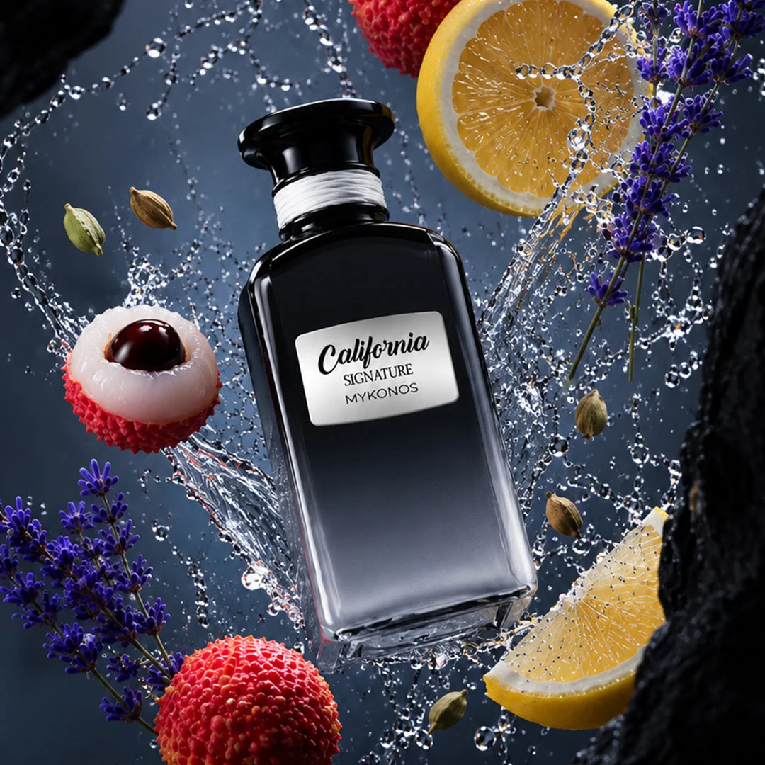 Mykonos California Signature Extrait de Parfum for men and women bottle