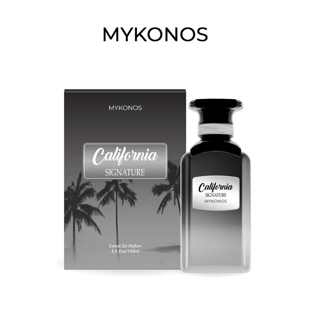 Mykonos California Signature Extrait de Parfum for men and women bottle