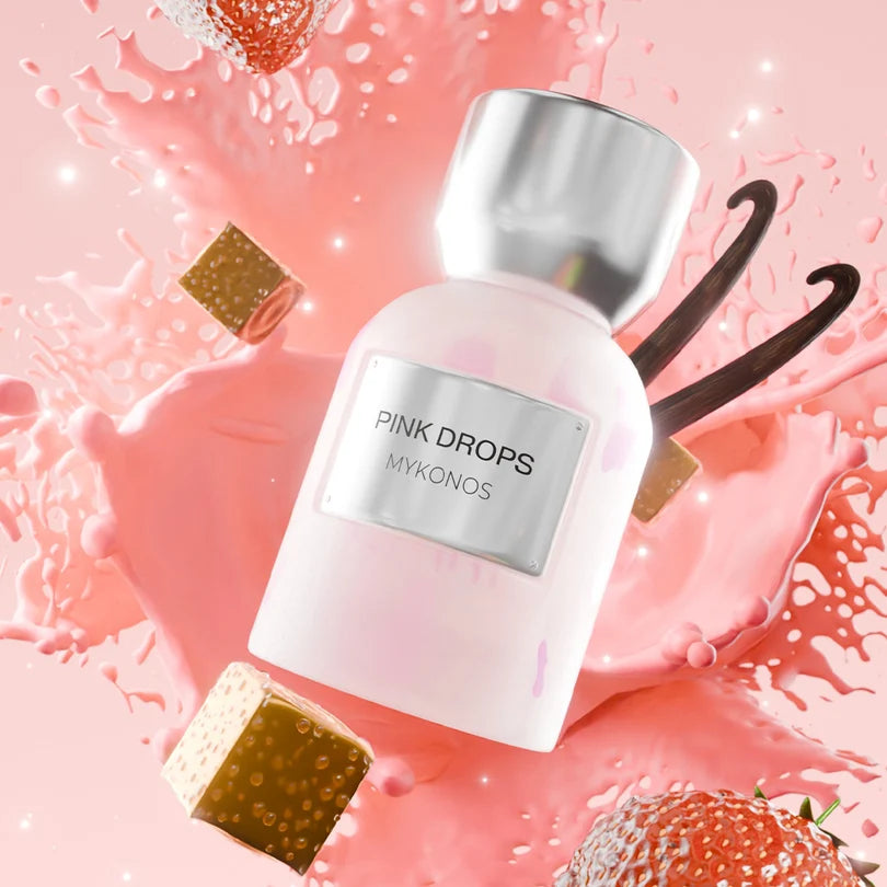 Mykonos Pink Drops Extrait de Parfum 50ml for men and women bottle
