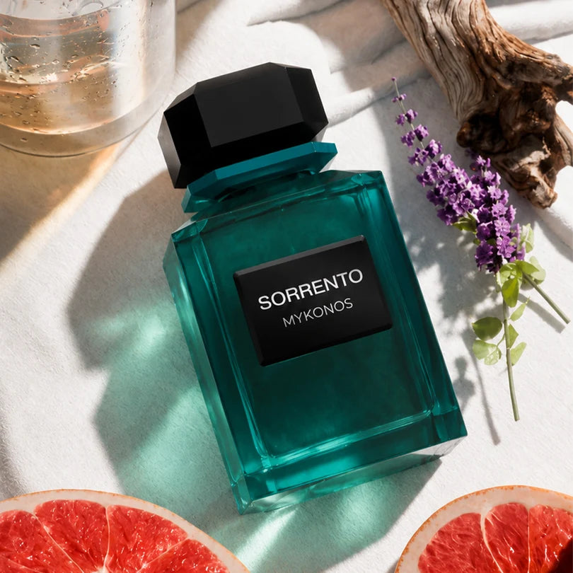 Mykonos Sorrento Extrait de Parfum for men and women bottle