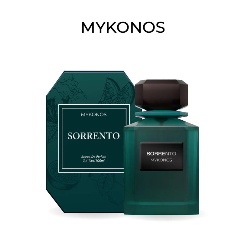 Mykonos Sorrento Extrait de Parfum for men and women bottle