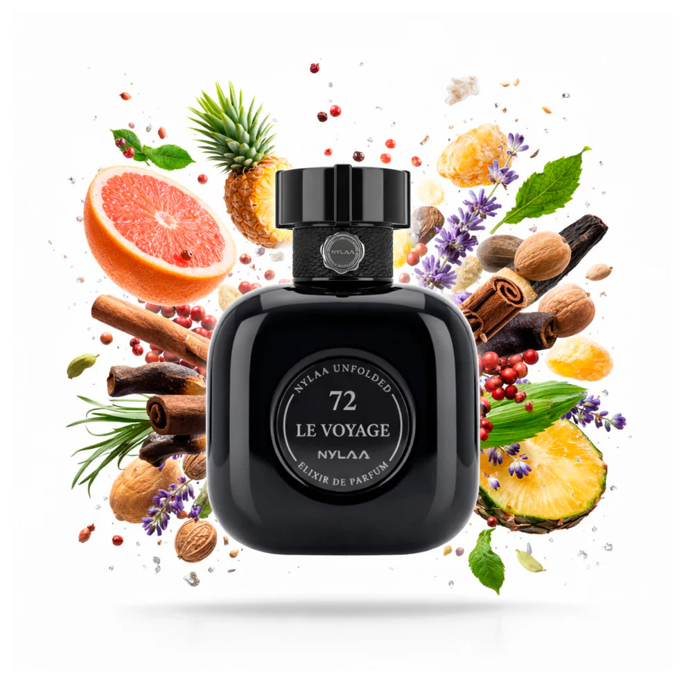 Nykaa By Rasasi 72 Le Voyage Elixir De Parfum 100ml For Unisex