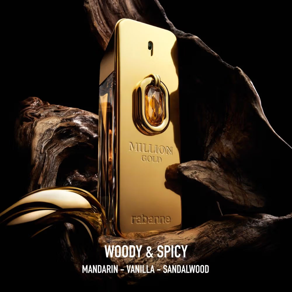 Paco Rabanne Million Gold Elixir Eau De Parfum Intense 100ml For Men