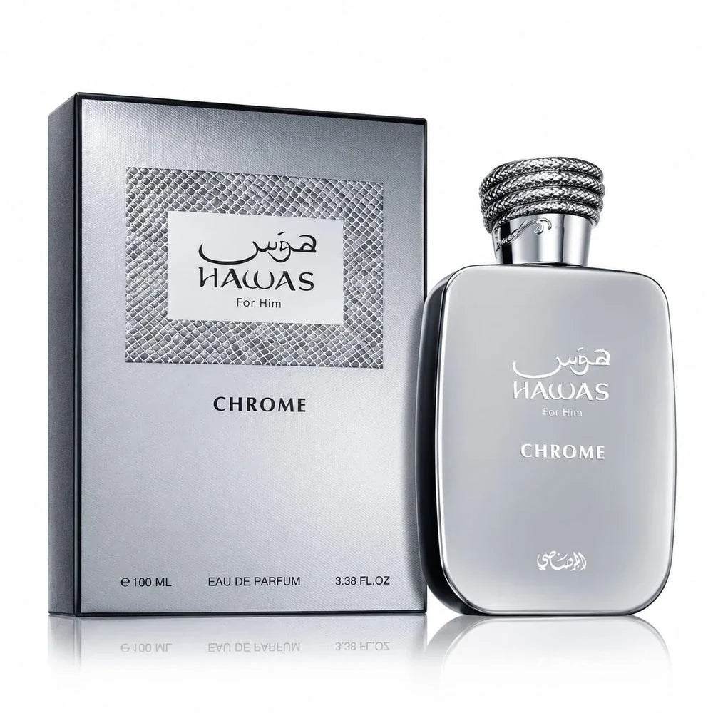 Rasasi Hawas Chrome Eau De Parfum 100ml For Men