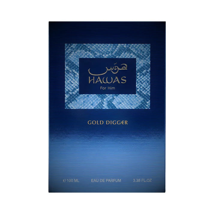 Rasasi Hawas Gold Digger Eau De Parfum 100ml For Men
