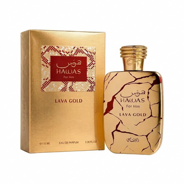 Rasasi Hawas Lava Gold Eau De Parfum 100ml For Men