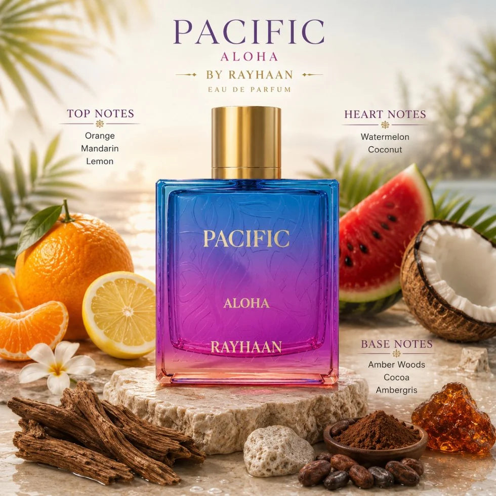 Rayhaan Pacific Aloha Eau De Parfum 100ml For Unisex