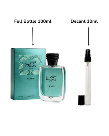 Decant/Sample Rasasi Hawas La Mer Eau De Parfum 10ml