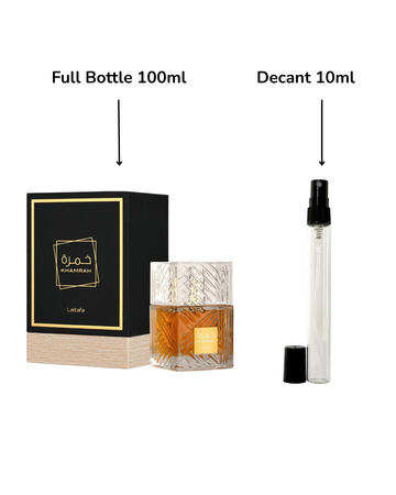 Decant/Sample Lattafa Khamrah Eau De Parfum 10ml