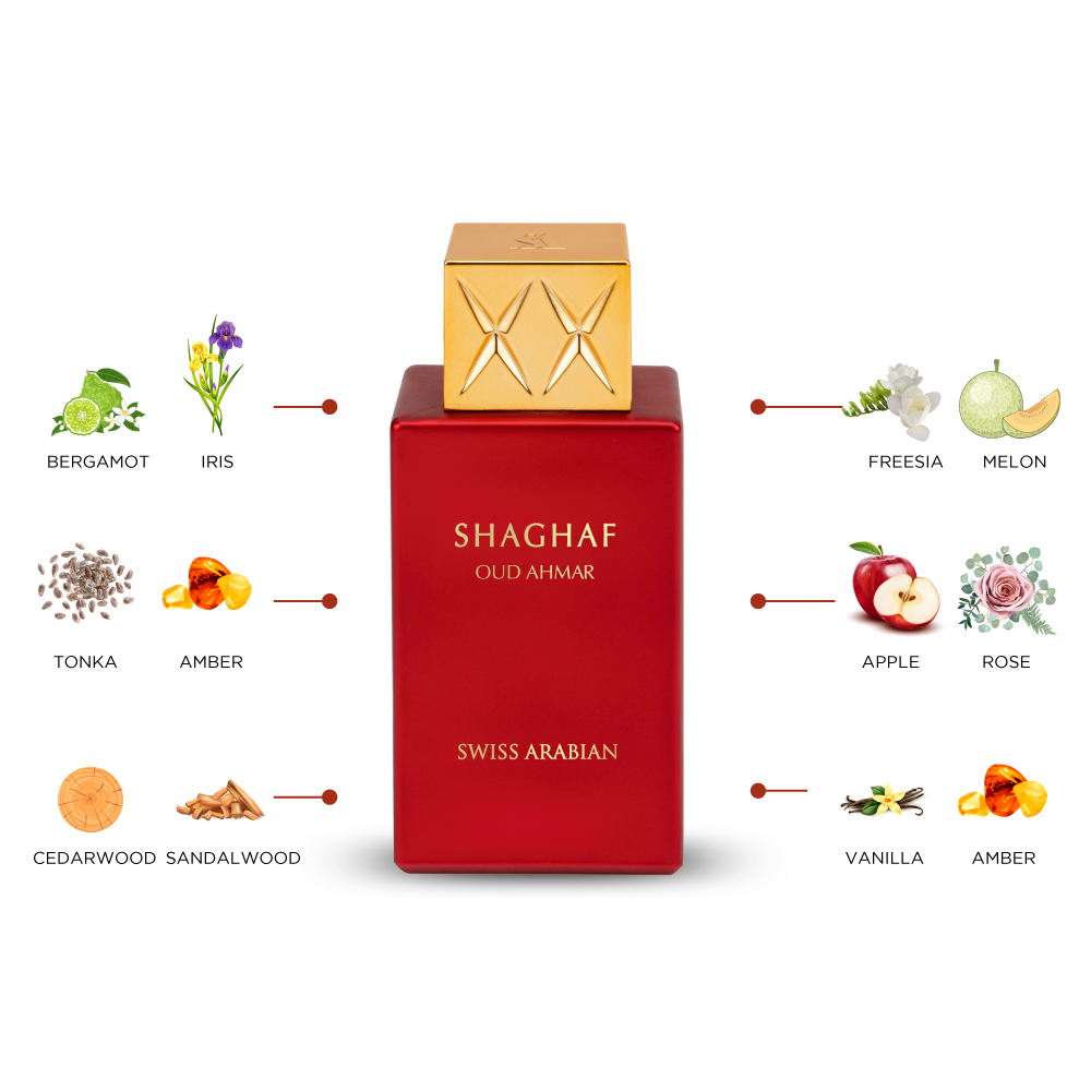 Swiss Arabian Shaghaf Oud Ahmar Eau De Parfum 75ml For Unisex