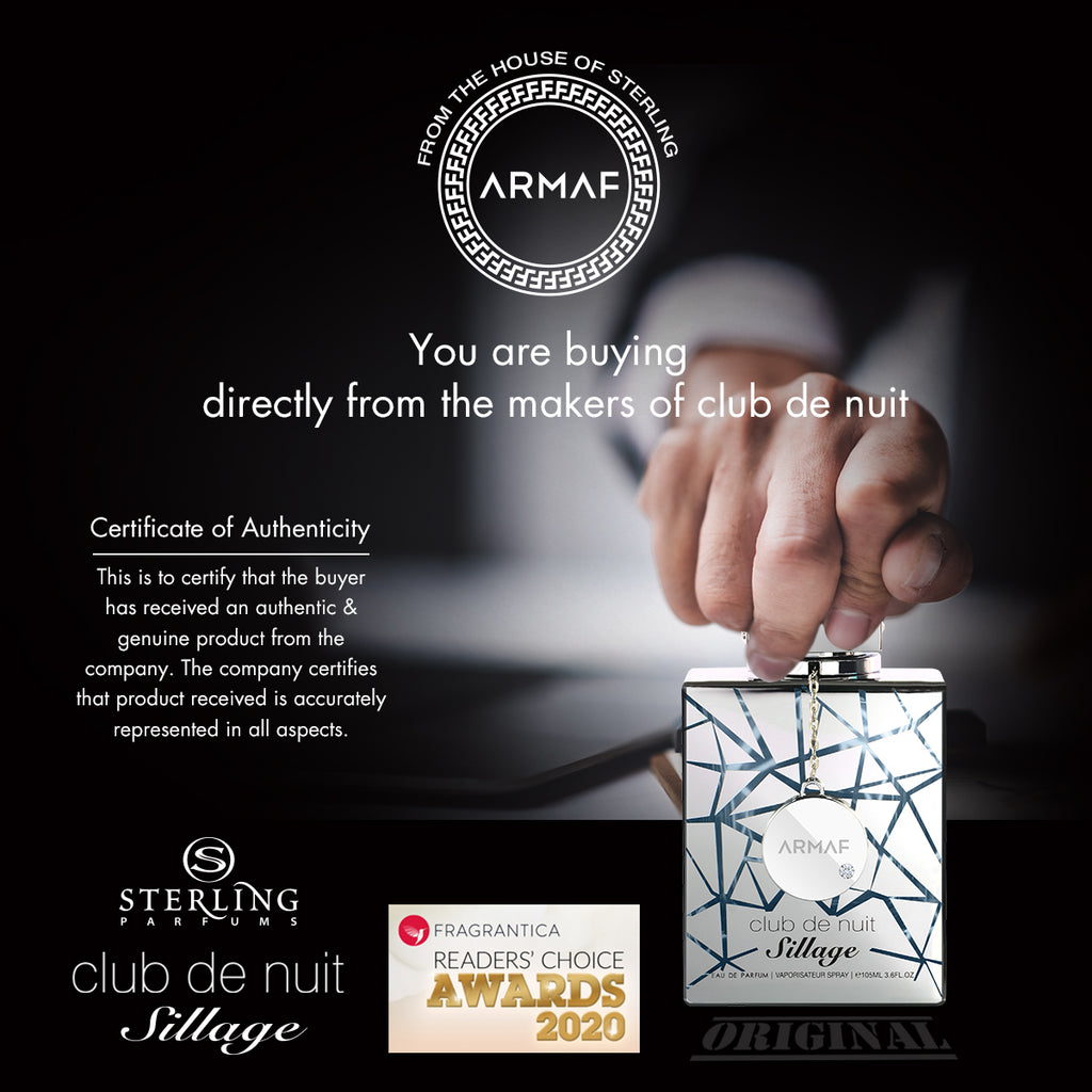 Armaf Club De Nuit Sillage