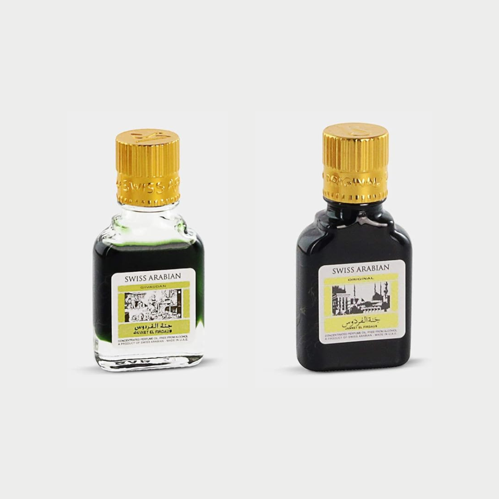 Swiss Arabian Jannat ul Firdaus Attar Red and Black (Pack of 2)