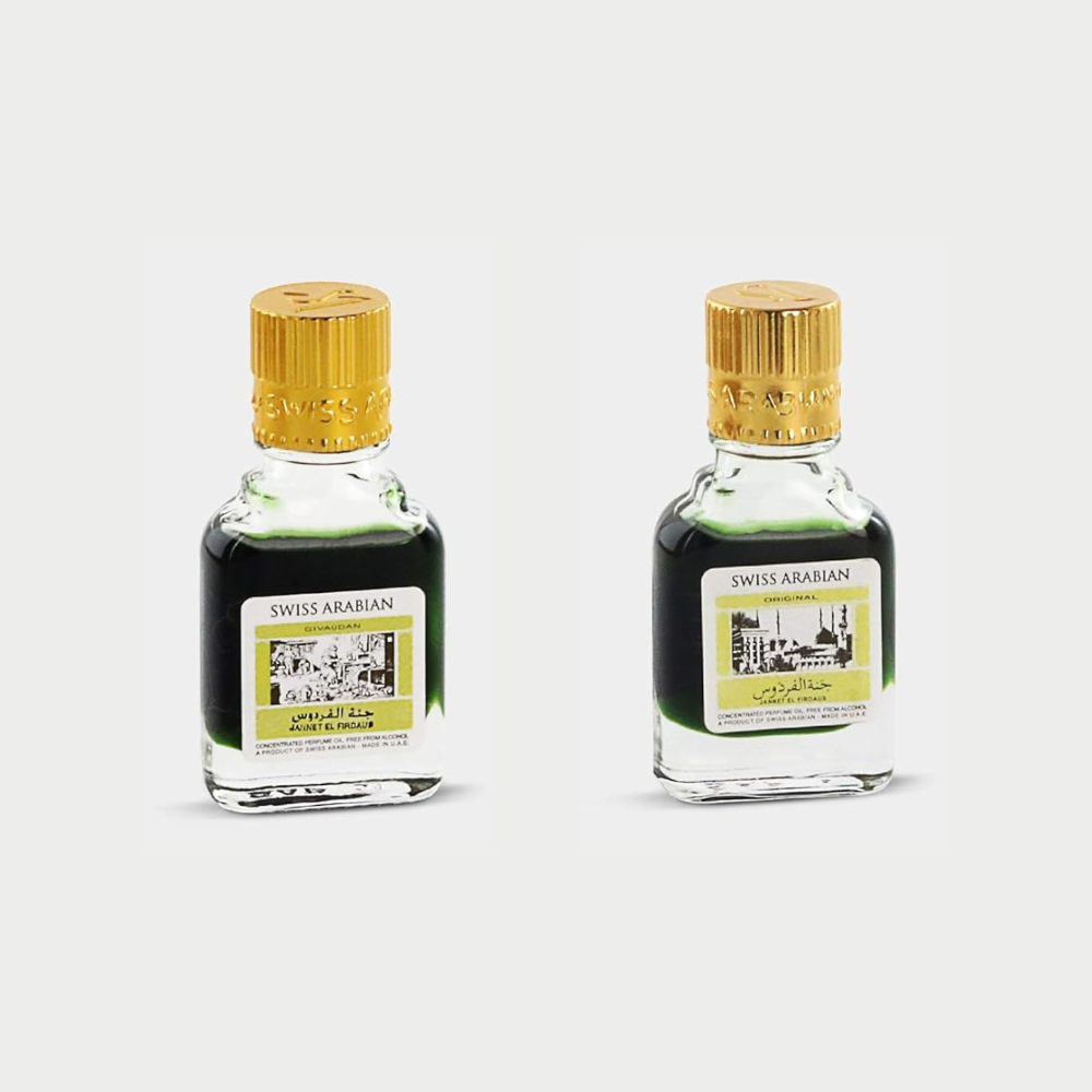 Swiss Arabian Jannat ul Firdaus Attar Red and Green