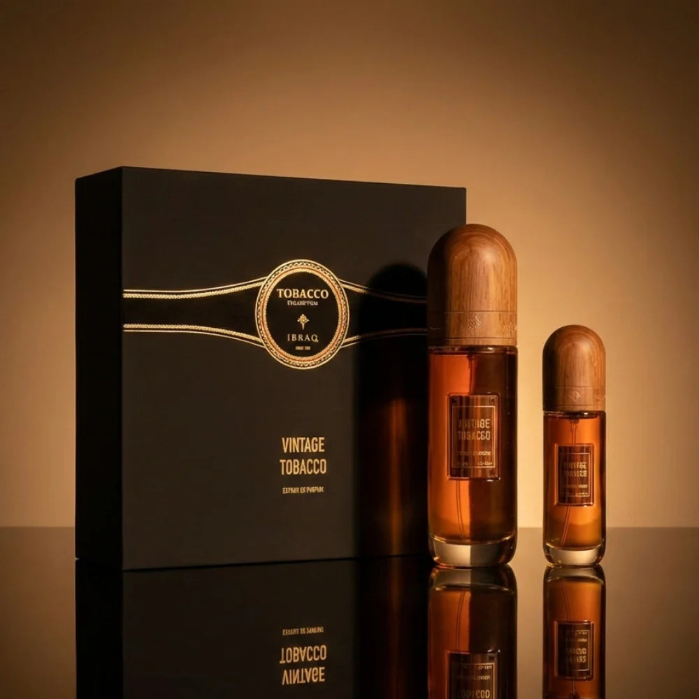 Ibraheem Al Qurashi Vintage Tobacco Extrait De Parfum 100ml+10ml For Men