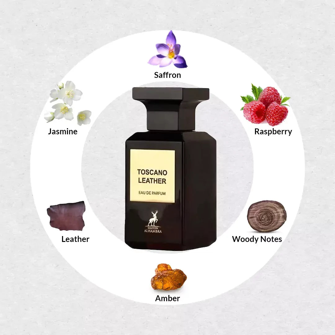 Maison Alhambra Toscano Leather Eau De Parfum 80ml For Unisex