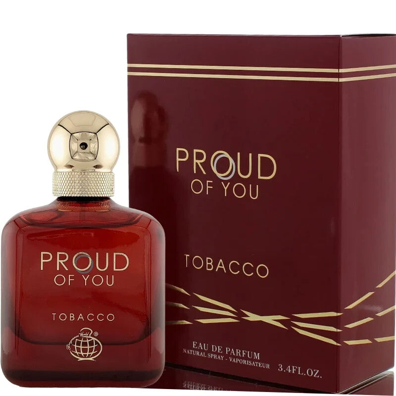 Fragrance World Proud Of You Tobacco Eau De Parfum 100ml For Men