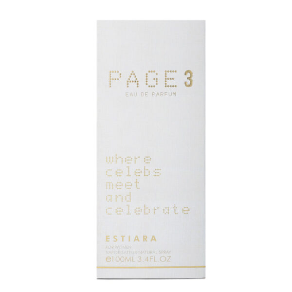 Estiara Page3 Eau De Parfum For Women 100ML