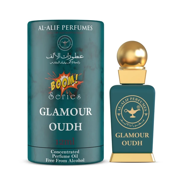 Al Alif Glamour Oudh 12ml Attar