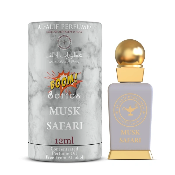 Al Alif Musk Safari 12ml Attar