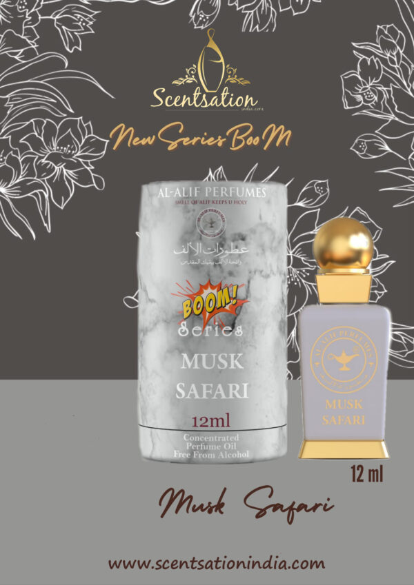Al Alif Musk Safari 12ml Attar