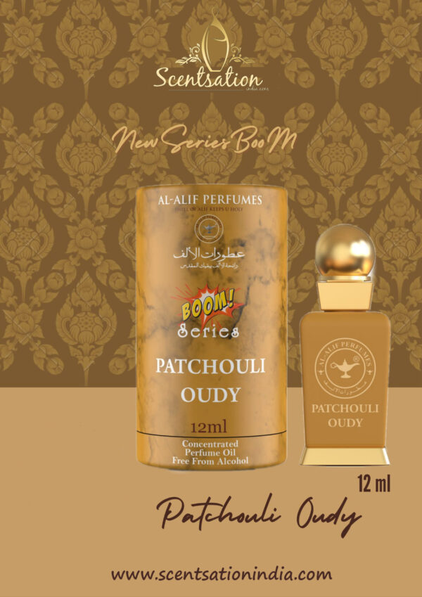 Al Alif Patchouli Oudy 12ml Attar