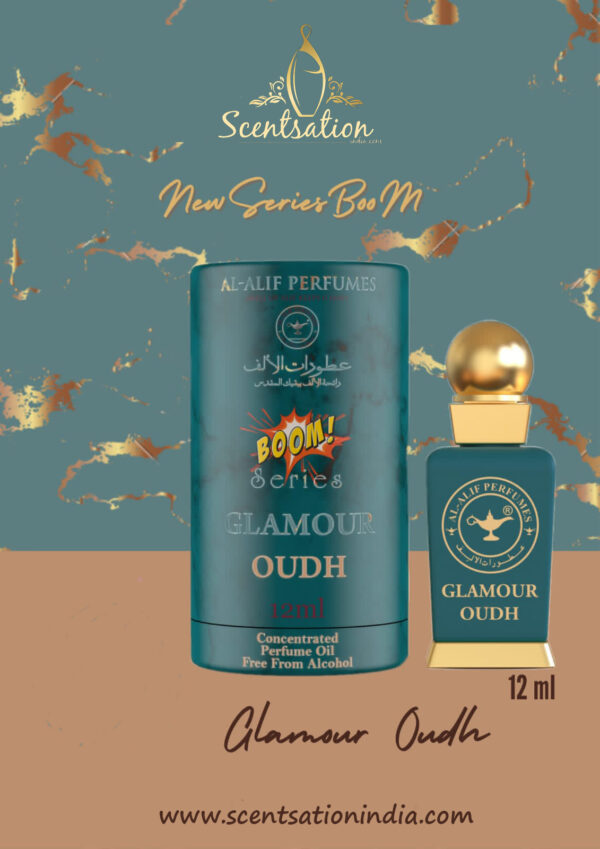 Al Alif Glamour Oudh 12ml Attar