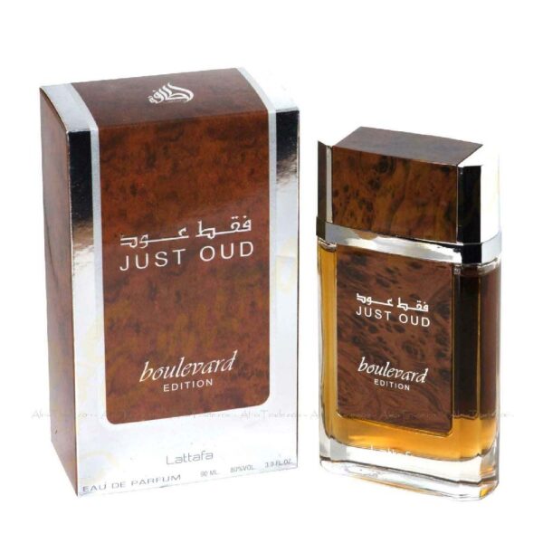 Lattafa Just Oud Boulevard Edition Eau De Parfum 90ml For Unisex