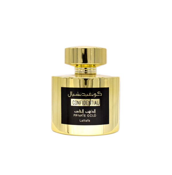 Lattafa Confidential Private Gold Eau De Parfum 100ml For Men & Women