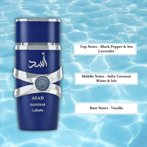 Lattafa Asad Zanzibar Eau De Parfum 100ml For Men