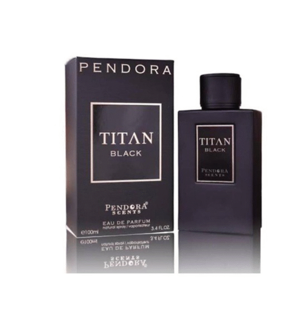 Paris Corner Titan Black Men'S Spray Edp 100ml Pendora Scent For Men